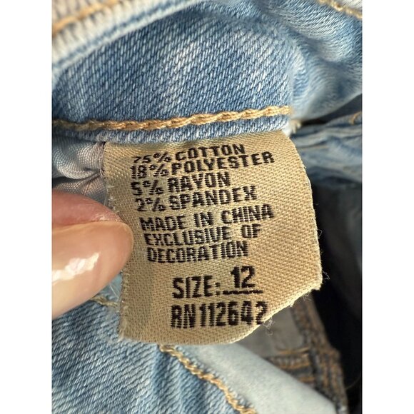 Denim Diva GIrl's Flare Jeans, size 12, NWT - Picture 9 of 11